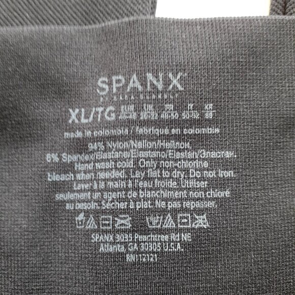 Spanx Look At Me Now Seamless Leggings in Very Black Size XL - Picture 3 of 9
